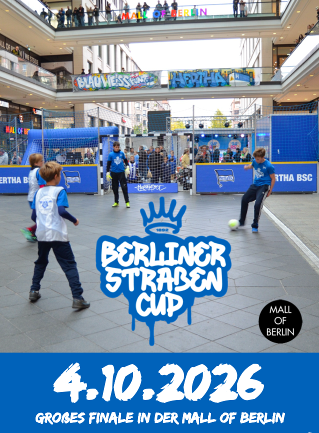 Berliner Straßen Cup feiert Finale in der Mall of Berlin, Werder Berliner Straßen Cup feiert Finale in der Mall of Berlin, Werder