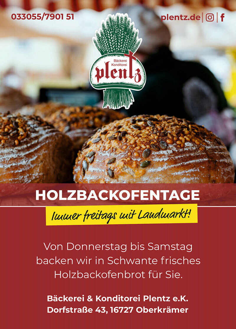 Freitags ist Holzbackofentag, Werder Freitags ist Holzbackofentag, Werder