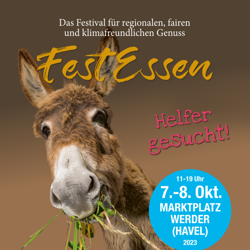 Helfer gesucht für „FestEssen“ in Werder, Werder