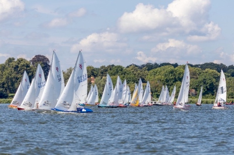 Ende der Deutsche Segel-Meisterschaften in der Ixylon Bootsklasse, Werder