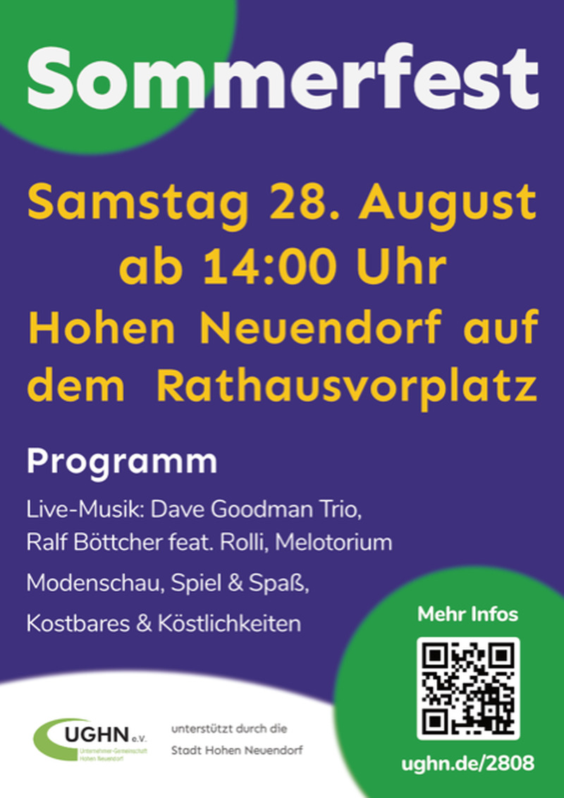 Sommerfest des UGHN in Hohen Neuendorf, Werder