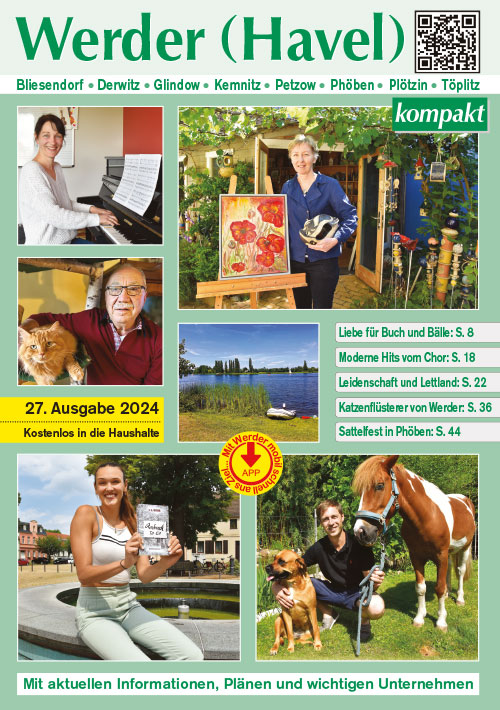Cover der aktuellen Ausgabe der Jahresbroschüre „Werder kompakt“